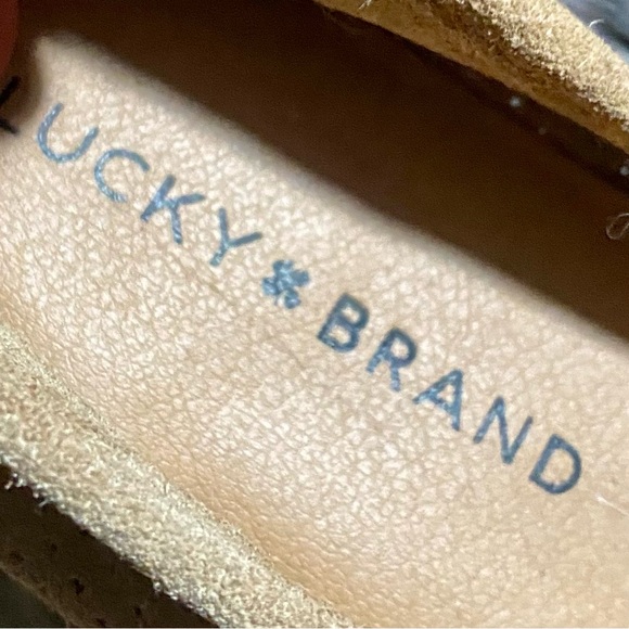 Lucky Brand Caviep Perforated Leather Loafter NWOT - Picture 2 of 4